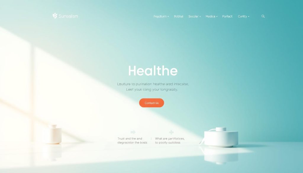 WordPress design for healthcare website
